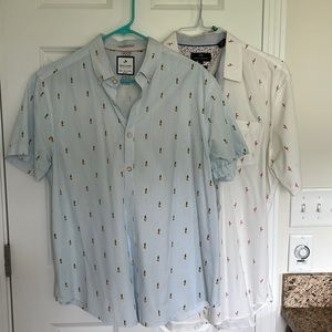Bundle of men’s dress button up T-shirts